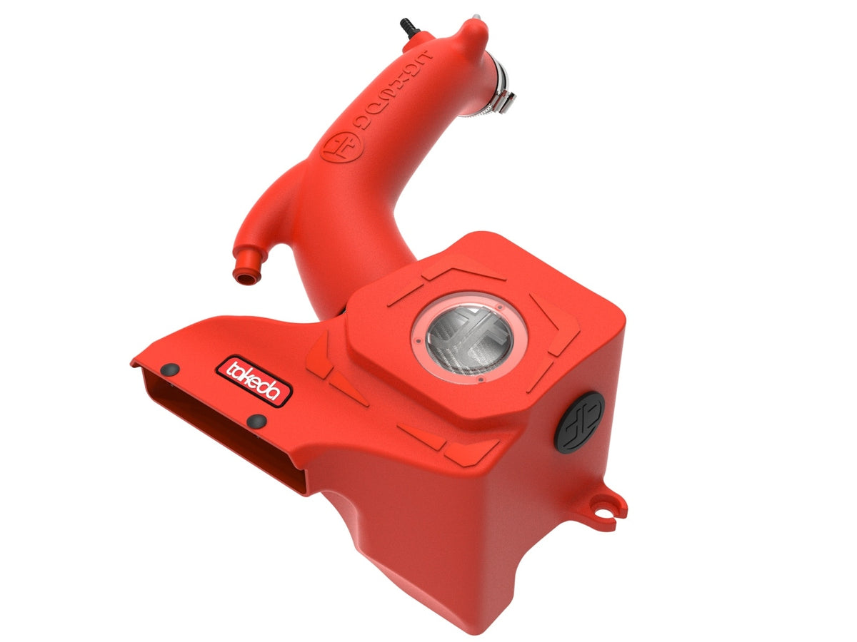 aFe Power Takeda Momentum Red Edition Cold Air Intake System w/ Pro DRY S Filter — Hyundai Veloster N 19-22 L4-2.0L (t) — 56-70021DR