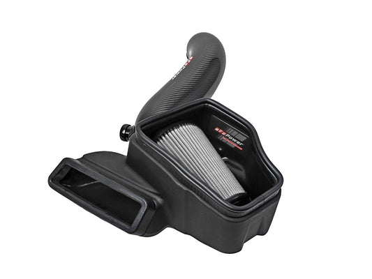 aFe Power Track Series Carbon Fiber Cold Air Intake System w/ Pro DRY S Filter — Volkswagen Golf R 15-19 L4-2.0L (t) — 57-10016D