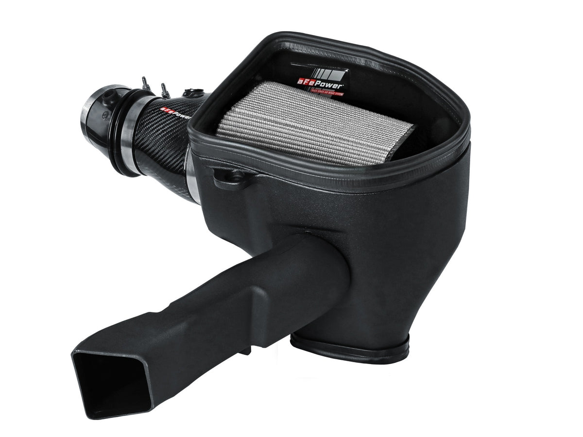 aFe Power Track Series Carbon Fiber Cold Air Intake System w/ Pro DRY S Filter — Dodge Charger SRT Hellcat Redeye 21-23 V8-6.2L (sc) — 57-10027D