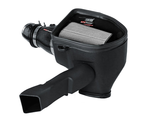 aFe Power Track Series Carbon Fiber Cold Air Intake System w/ Pro DRY S Filter — Dodge Charger SRT Hellcat Redeye 21-23 V8-6.2L (sc) — 57-10027D