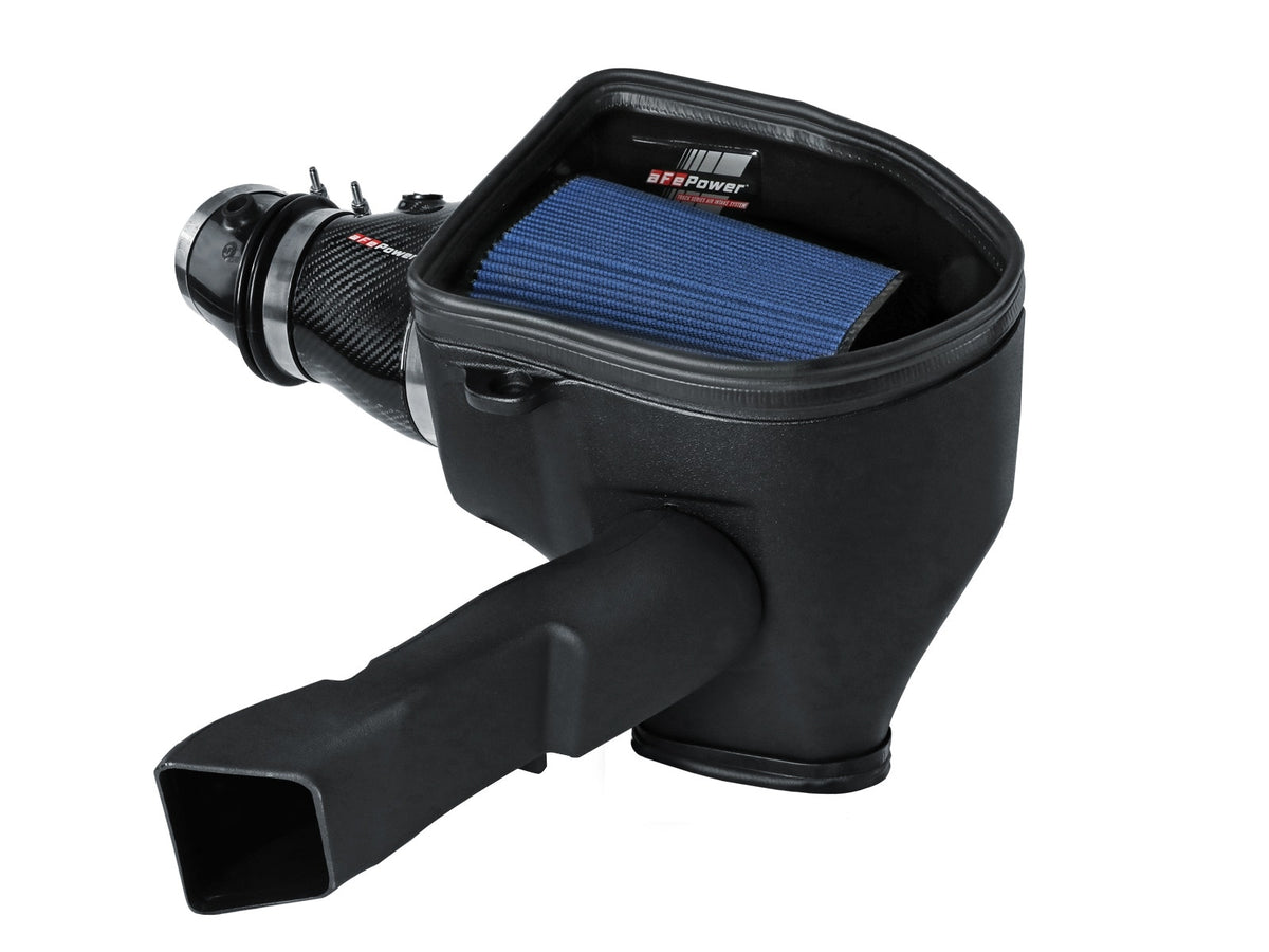 aFe Power Track Series Carbon Fiber Cold Air Intake System w/ Pro 5R Filter — Dodge Charger SRT Hellcat Redeye 21-23 V8-6.2L (sc) — 57-10027R