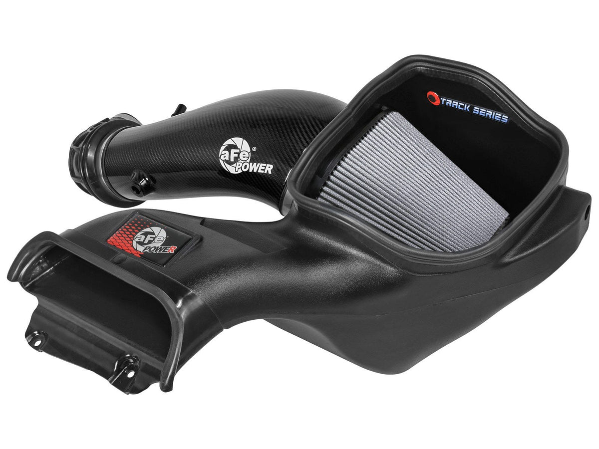 aFe Power Track Series Carbon Fiber Cold Air Intake System w/ Pro DRY S Filter — Ford F-150 Raptor R 23-26 V8-5.2L (sc) — 57-10030D