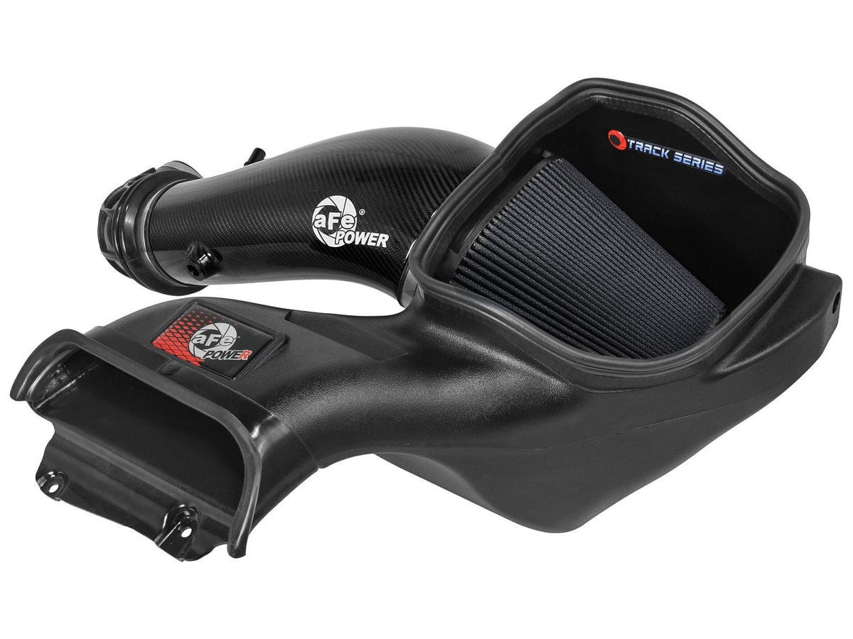aFe Power Track Series Carbon Fiber Cold Air Intake System w/ Black Pro 5R Filter — Ford F-150 Raptor R 23-26 V8-5.2L (sc) — 57-10030K