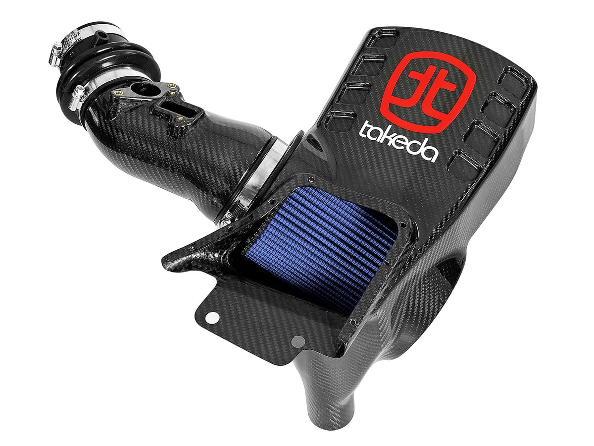aFe Power Takeda Black Series Momentum Carbon Fiber Cold Air Intake System w/ Pro 5R Filter — Honda Civic Type R 17-21 L4-2.0L (t) — 58-10002R
