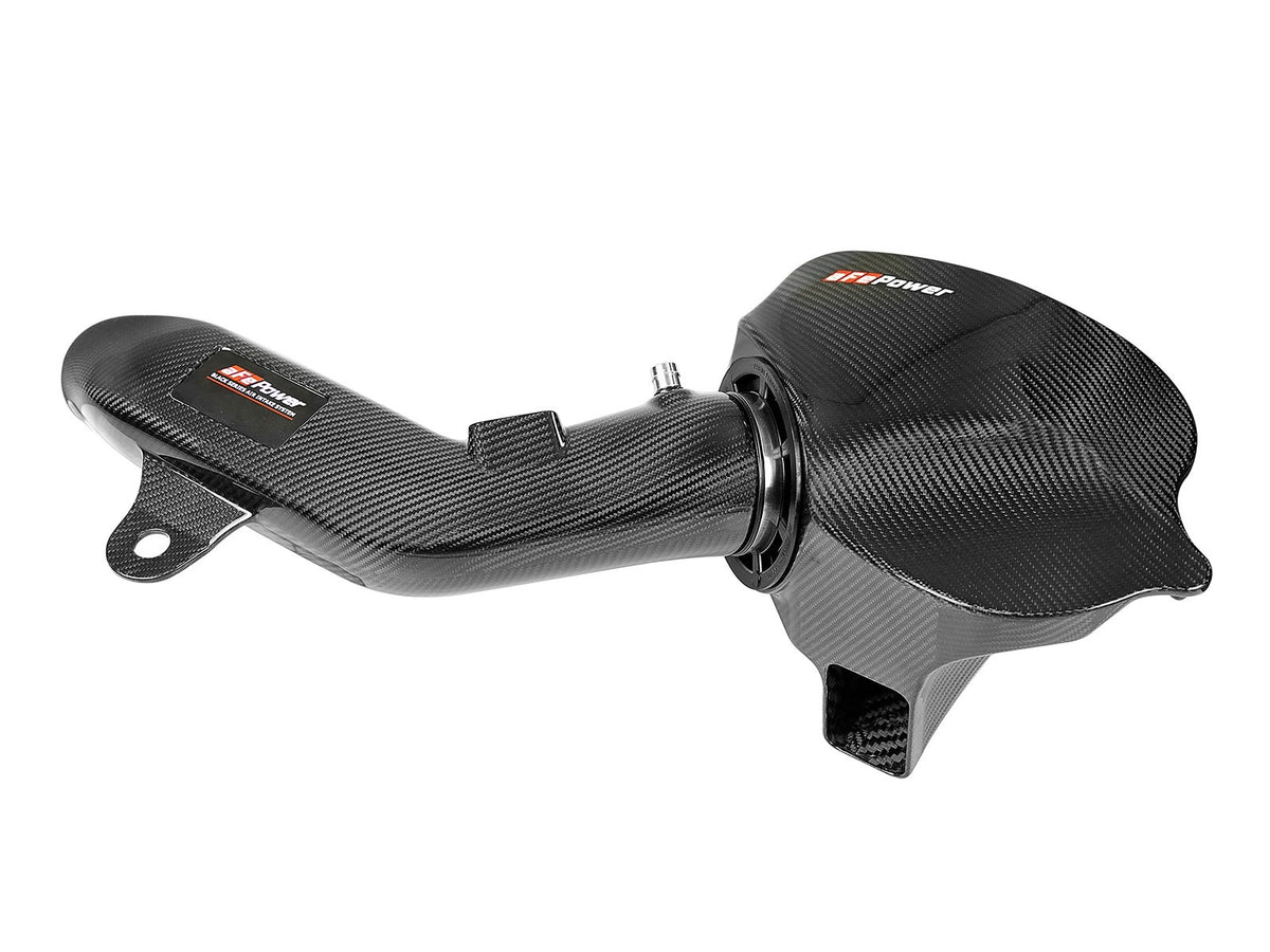 aFe Power Black Series Momentum Carbon Fiber Cold Air Intake System w/ Pro DRY S Filter — BMW M2 (F87) 16-18 L6-3.0L (t) N55 — 58-10004D
