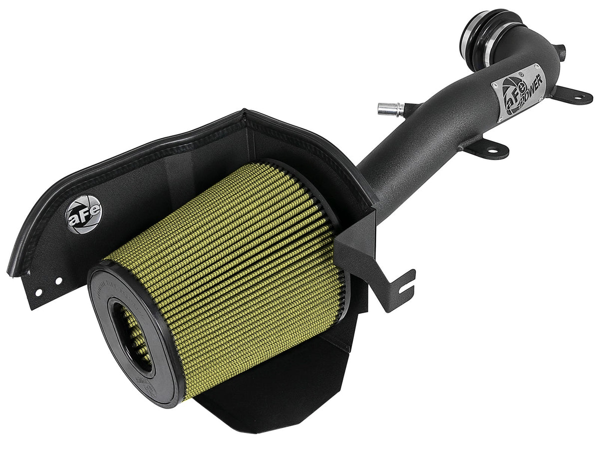aFe Power Magnum FORCE Stage-2 XP Cold Air Intake System - Black w/ Pro GUARD7 Filter — Jeep Wrangler (JL)/Gladiator (JT) 18-26 V6-3.6L — 75-13002-B