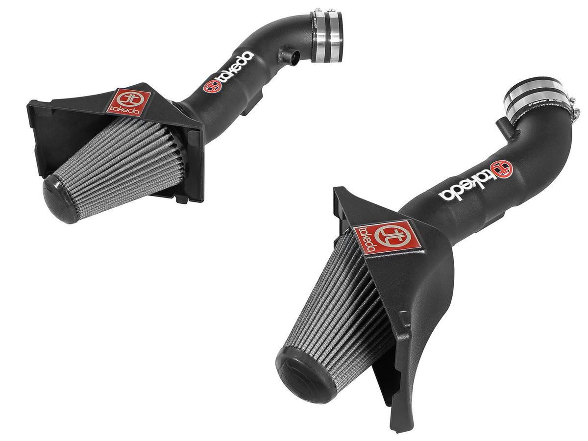 aFe Power Takeda Stage-2 Cold Air Intake System w/ Pro DRY S Filter — Infiniti Q50 14-15 V6-3.7L — TR-3019B-D