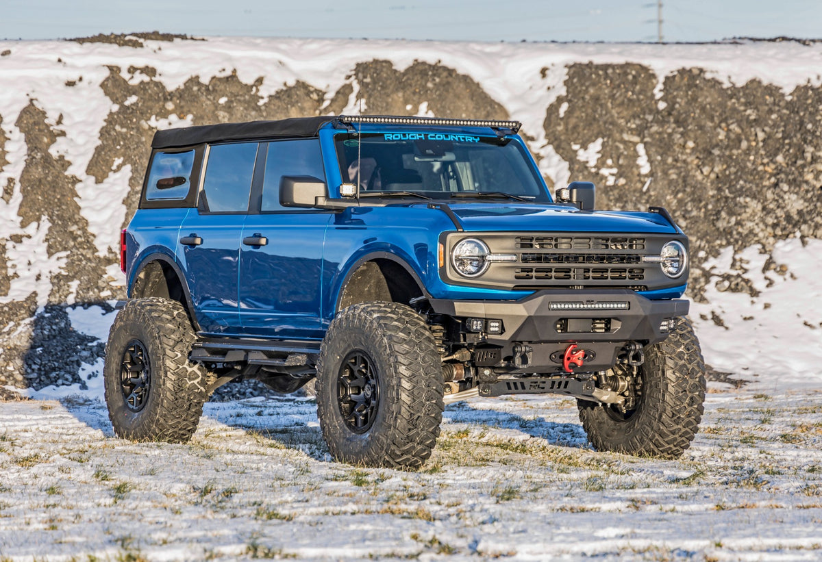 Rough Country 7 Inch Lift Kit | 4-Door Base | Ford Bronco 4WD (2021-2026)