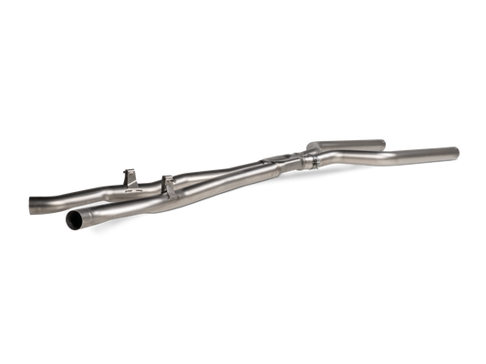 Akrapovič Evolution Link pipe set (Titanium) — BMW M8 / M8 Competition Gran Coupé (F93) - OPF/GPF — E-BM/T/10