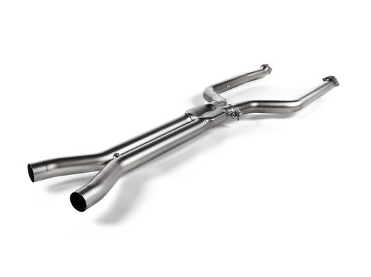 Akrapovič Evolution Link Pipe Set (Titanium) — BMW X5 M / X5 M Competition (F95) / BMW X5 M / X5 M Competition (F95) - OPF/GPF and additional applications — E-BM/T/15