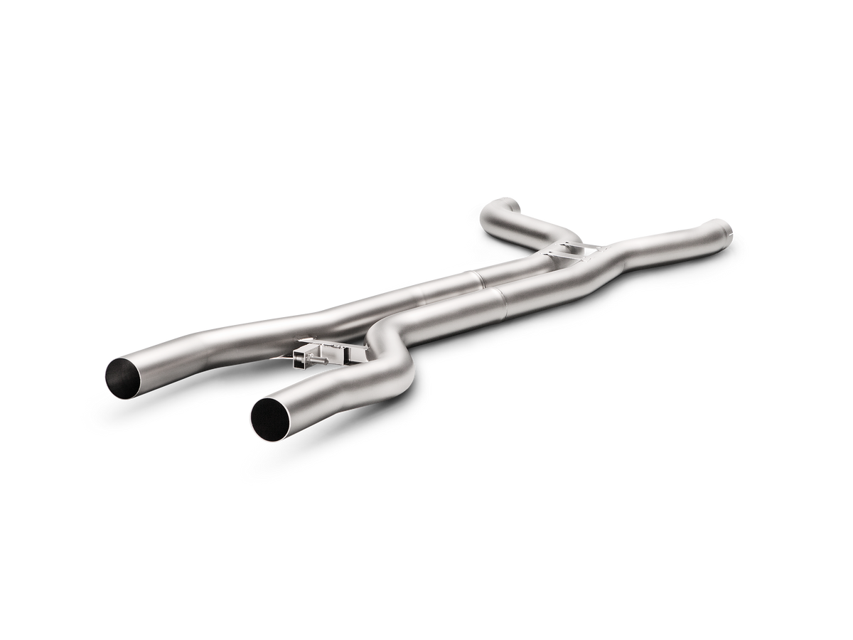 Akrapovič Evolution Link Pipe Set (Titanium) — Porsche Cayenne GTS (958 FL) / Porsche Cayenne Turbo (958 FL) — E-PO/T/3