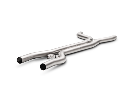 Akrapovič Evolution Link Pipe Set (Titanium) — Porsche Cayenne GTS (958 FL) / Porsche Cayenne Turbo (958 FL) — E-PO/T/3