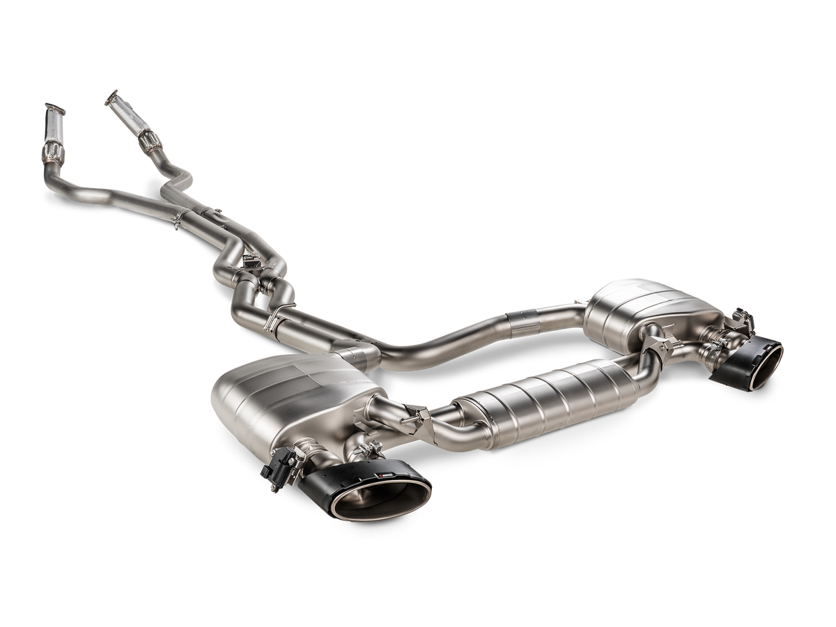 Akrapovič Link pipe set (SS) — Audi RS 6 Avant (C8) / Audi RS 6 Avant Performance / RS 6 Avant GT / RS 7 Sportback Performance (C8) and additional applications — L-AU/SS/6