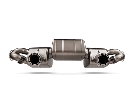 Akrapovič Slip-On Race Line (Titanium) — Porsche 718 Cayman GT4 RS / Spyder RS — S-PO/TI/24