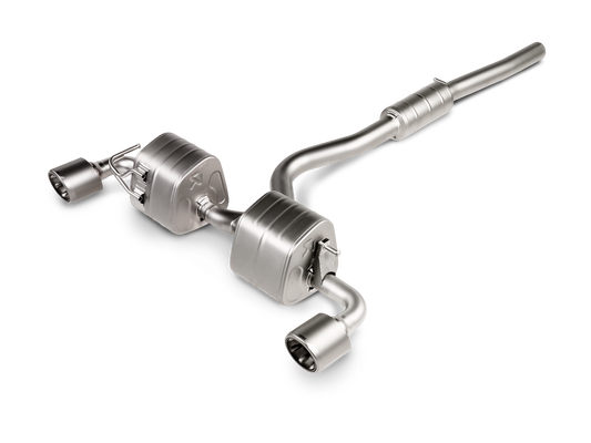 Akrapovič Slip-On Race Line (Titanium) — Toyota GR / GRMN Yaris — S-TY/T/2