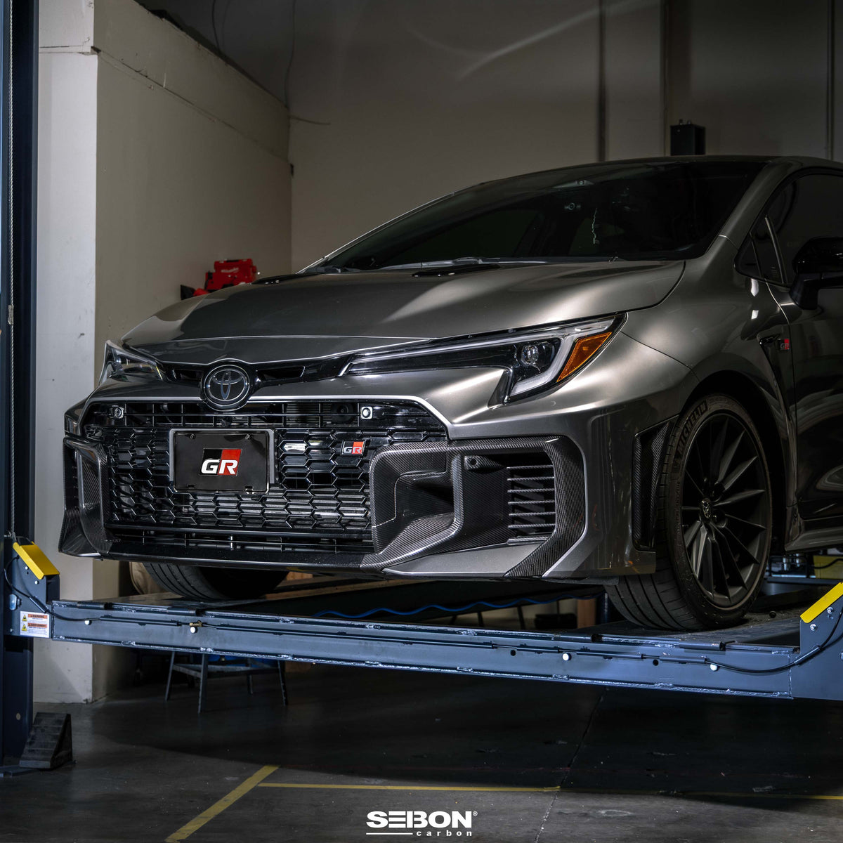 Seibon Dry Carbon Bumper Insert for 2025-2026 Toyota GR Corolla - Gloss