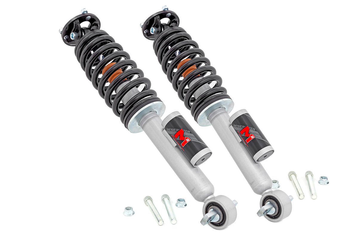 Rough Country M1R Reservoir Loaded Struts | Adjustable Height | Front | 5 Inch | Ford Bronco (21-26)