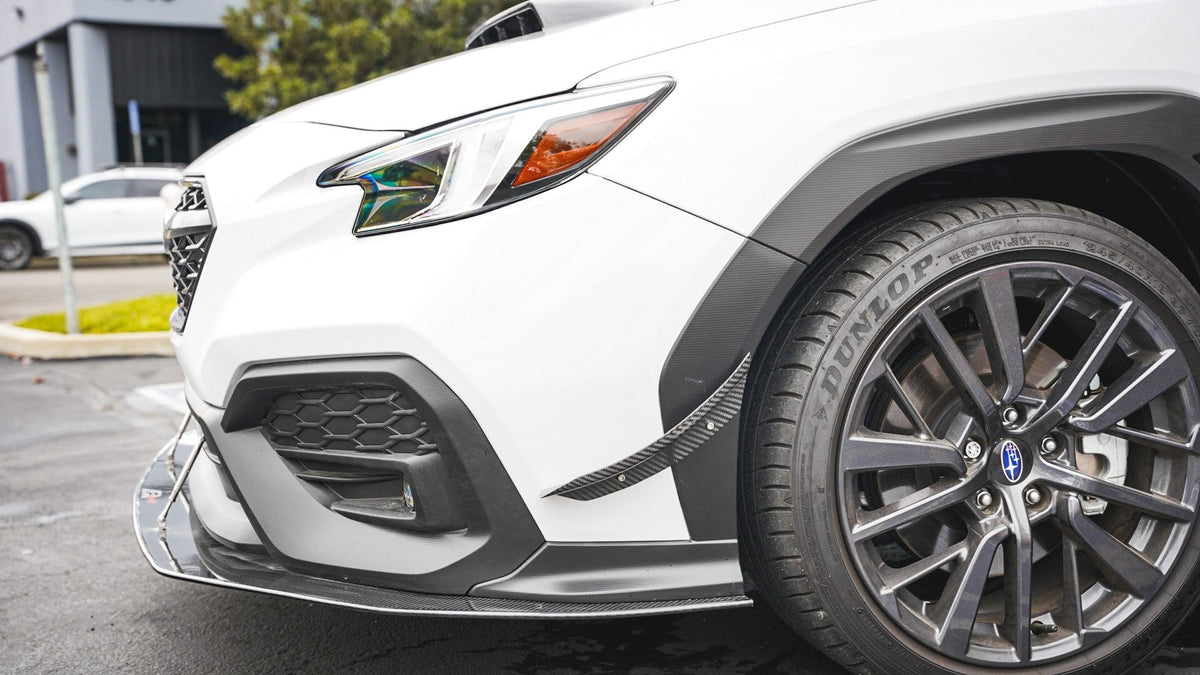 Carbon Fiber Wind Splitter w/ Rods- Subaru WRX 2022-Up