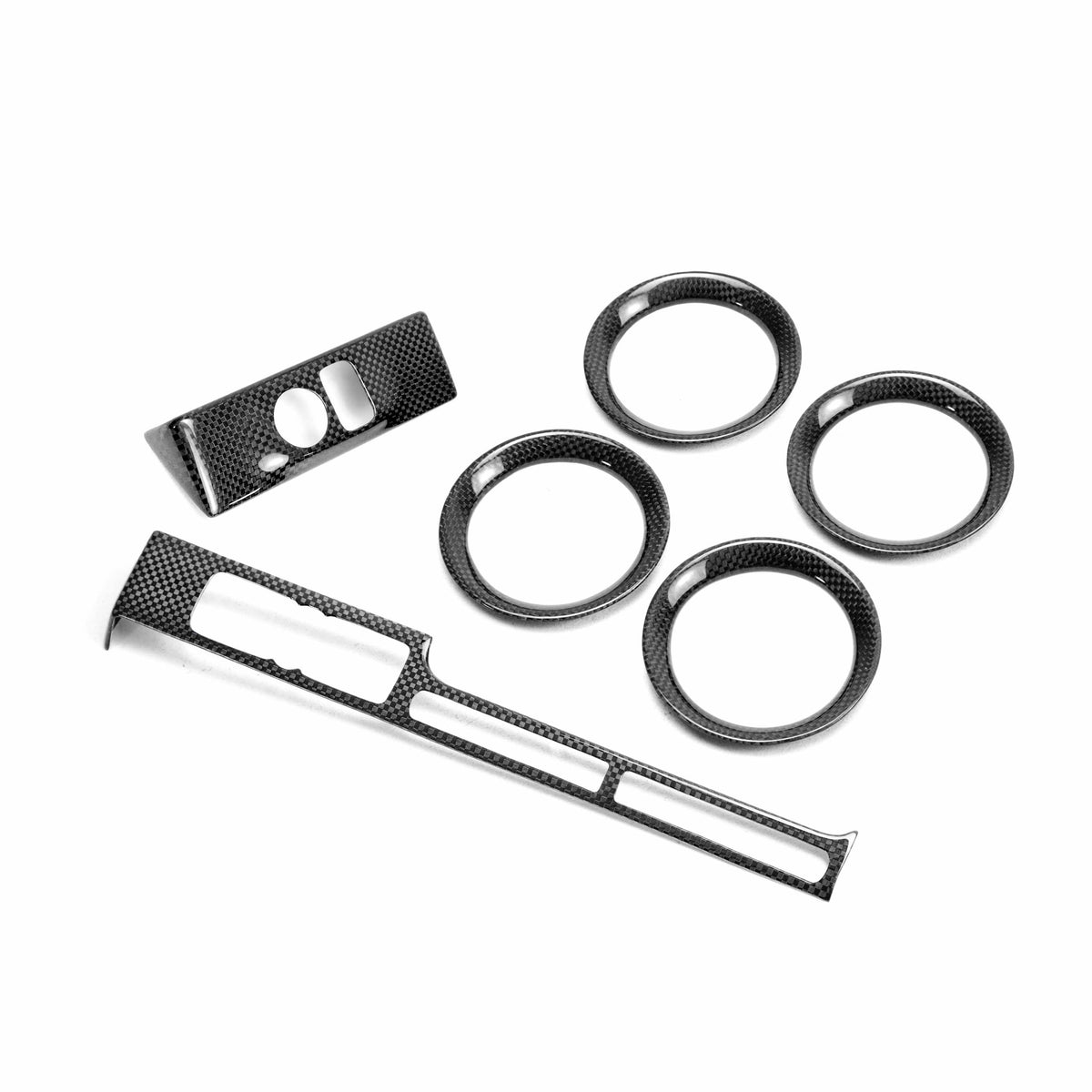 Seibon Carbon Fiber interior trim set for 2009-2016 Nissan GT-R (6-Piece Set)