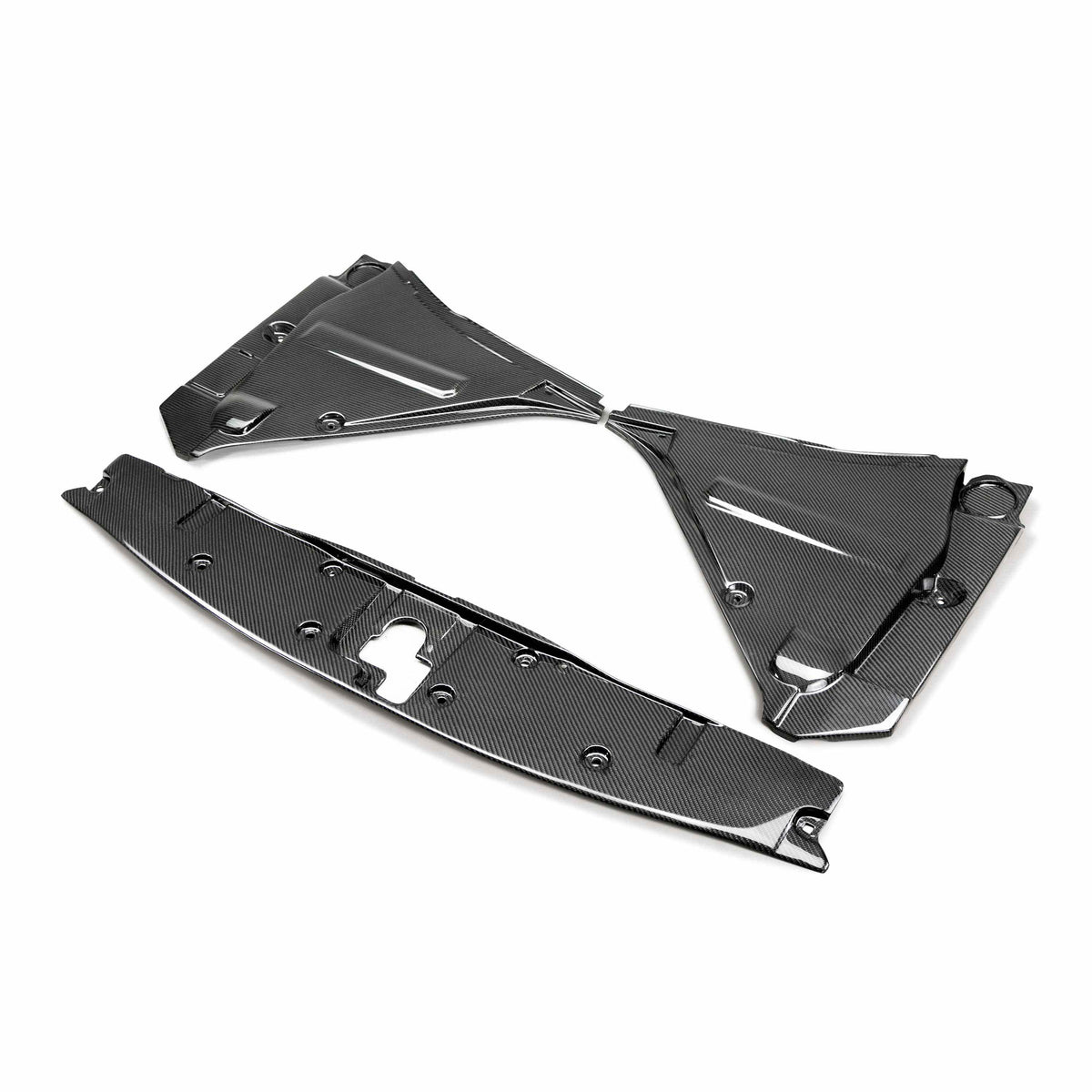 Seibon Carbon Fiber cooling panel set for 2009-2024 Nissan GT-R (3-Piece Set)