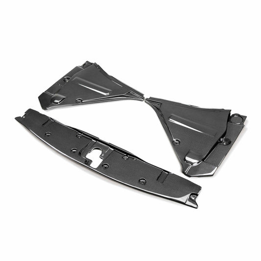 Seibon Carbon Fiber cooling panel set for 2009-2024 Nissan GT-R (3-Piece Set)