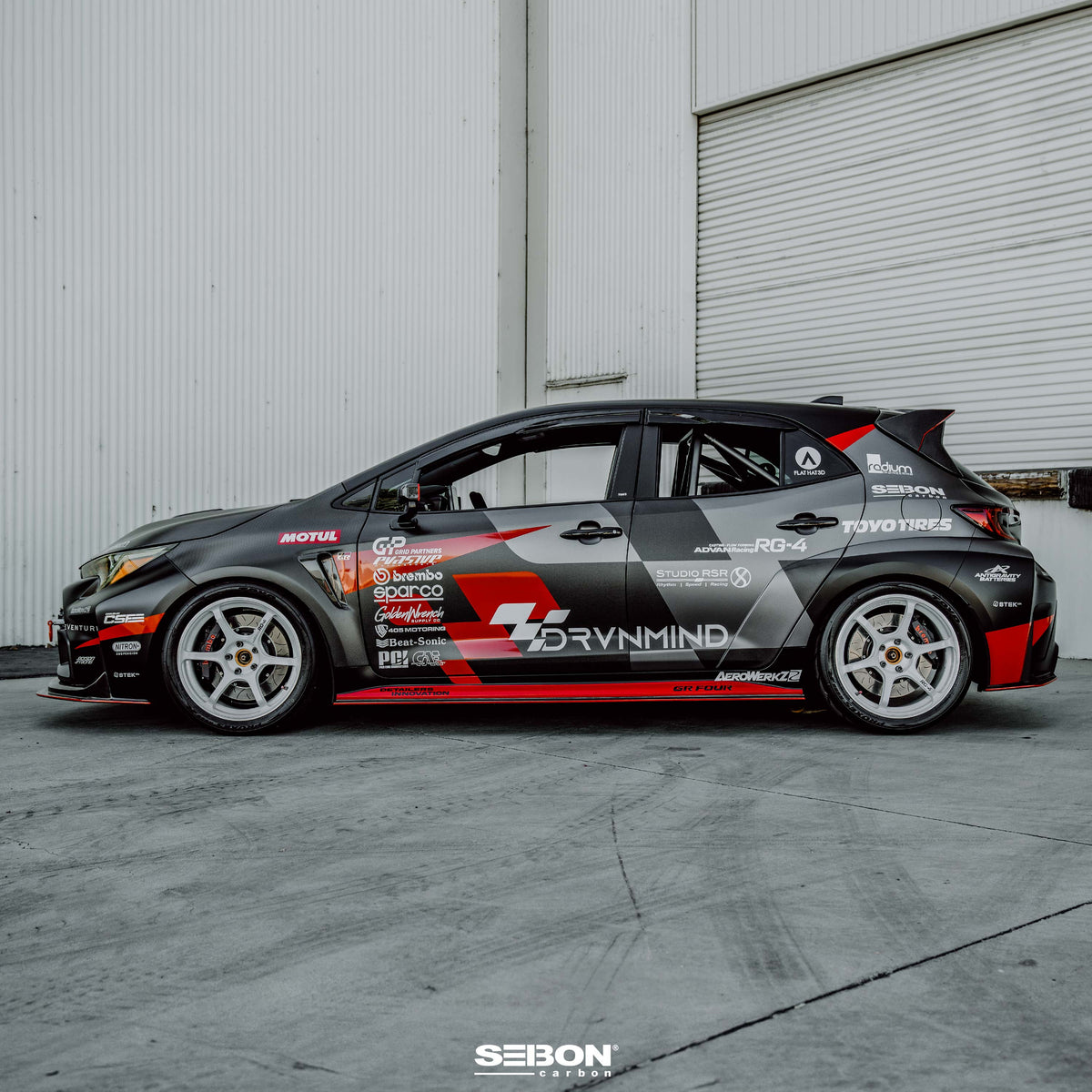 Seibon Carbon Fiber Front Doors for 2019-2026 Toyota Corolla Hatchback / GR Corolla