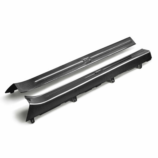 Seibon Carbon Fiber door sills for 2009-2024 Nissan GT-R