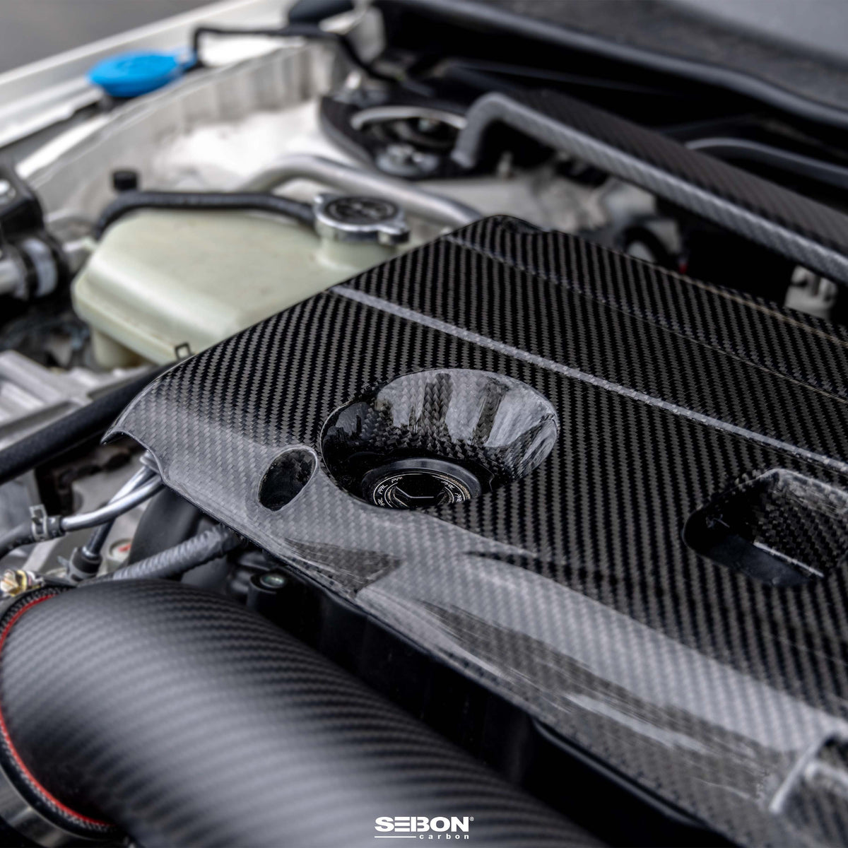 Seibon Carbon Fiber Engine Cover for 2017-2025 Honda Civic Type R