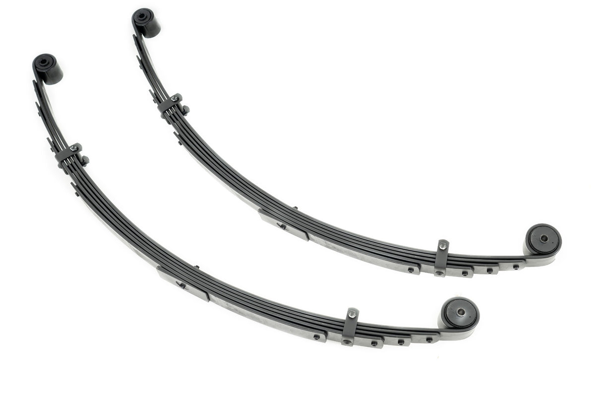 Rough Country Rear Leaf Springs | 4" Lift | Pair | Jeep Cherokee XJ 2WD/4WD (1984-2001)