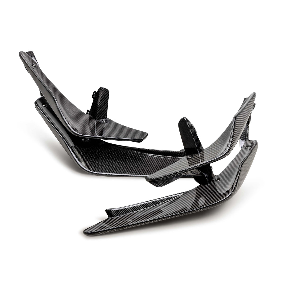 Seibon Carbon Fiber Front Bumper Canards for 2023-2026 Honda Civic Type R