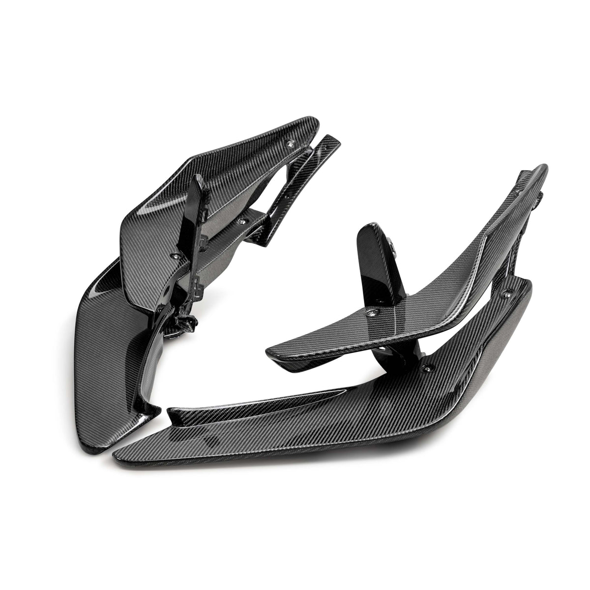 Seibon Carbon Fiber Front Bumper Canards for 2023-2026 Honda Civic Type R