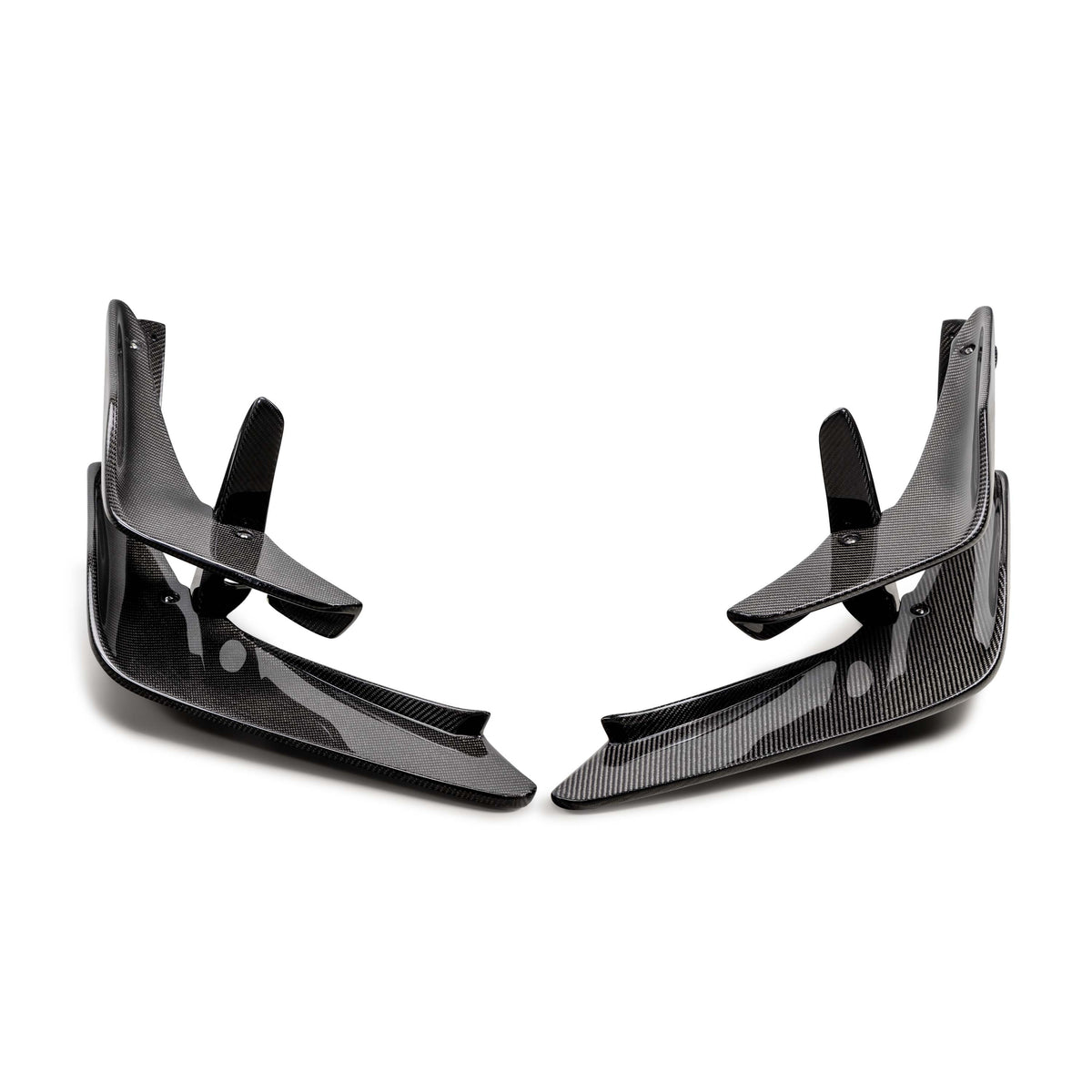 Seibon Carbon Fiber Front Bumper Canards for 2023-2026 Honda Civic Type R