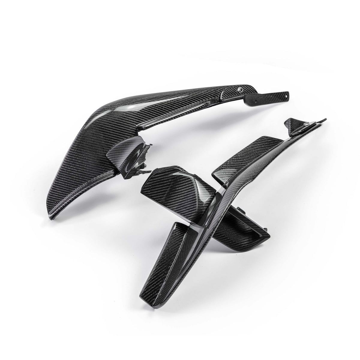 Seibon Carbon Fiber Front Bumper Canards For 2023-2024 Toyota GR Corolla