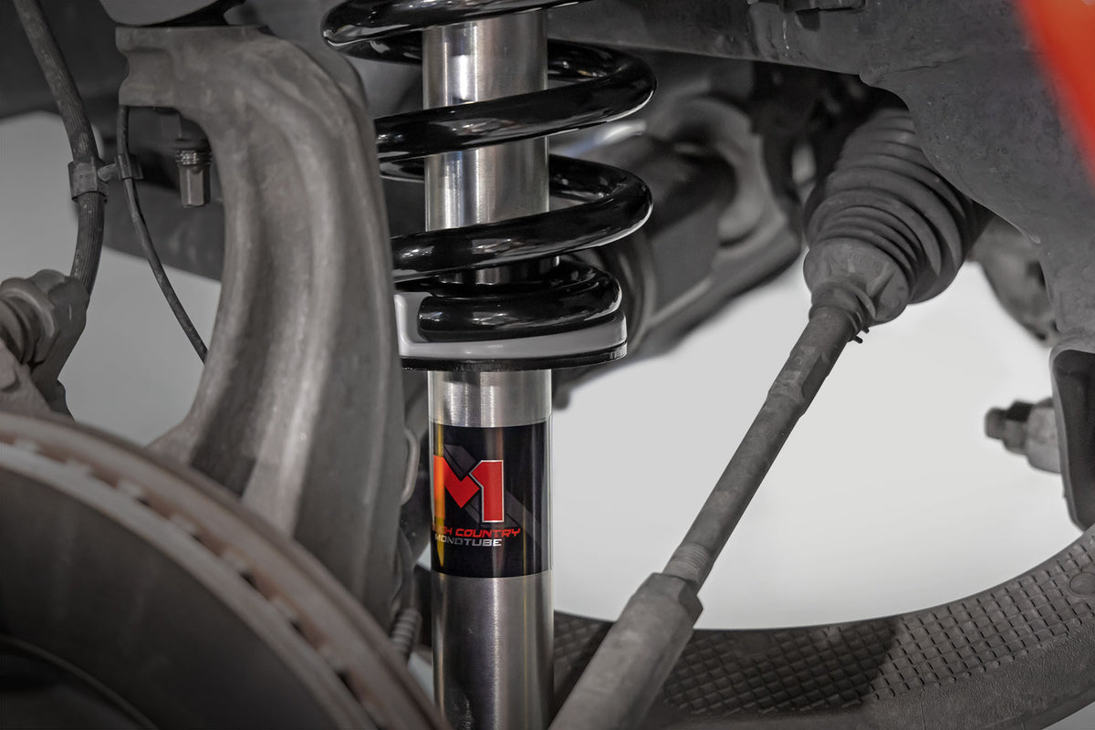 Rough Country M1 Adjustable Leveling Struts | Monotube | 0-2" | Ram 1500 2WD/4WD (19-26)