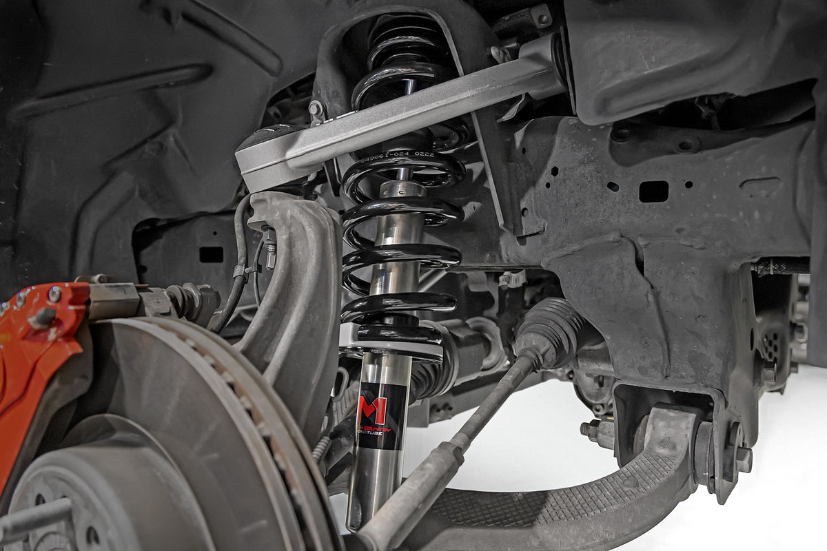 Rough Country M1 Adjustable Leveling Struts | Monotube | 0-2" | Ram 1500 2WD/4WD (19-26)