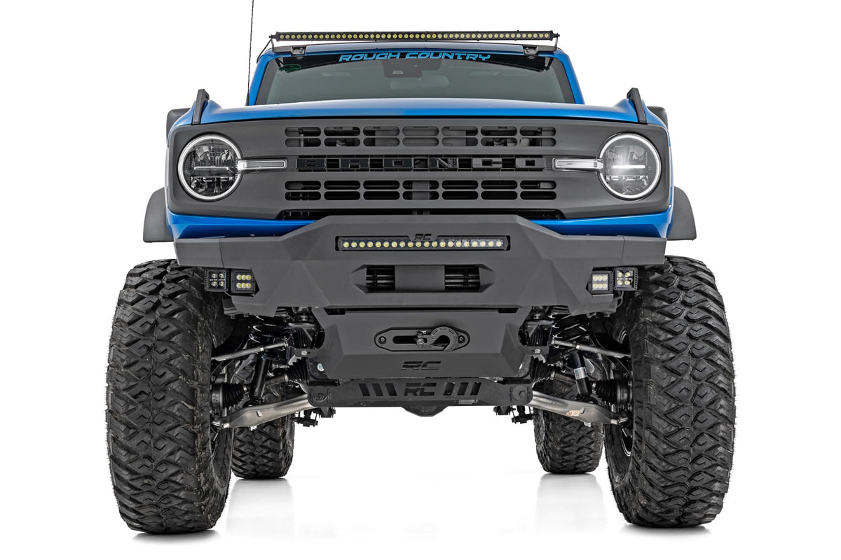 Rough Country 7 Inch Lift Kit | 4-Door Base | Ford Bronco 4WD (2021-2026)