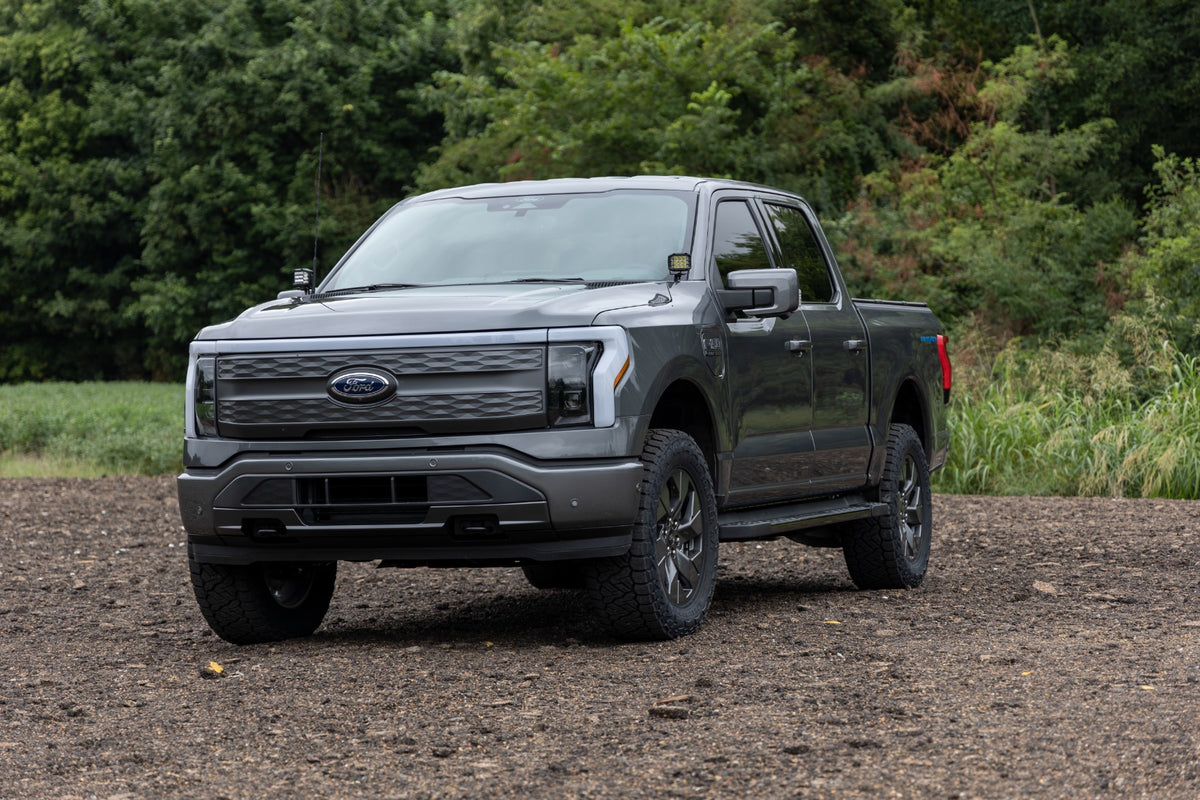 Rough Country 3 Inch Lift Kit | Forged UCA | Ford F-150 Lightning 4WD (2022-2026)