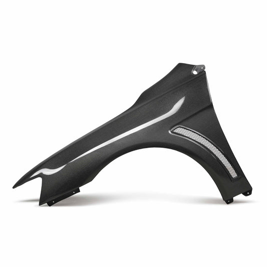 Seibon Carbon Fiber fenders for 2008 -2015 Mitsubishi Lancer EVO X (10mm Wider)