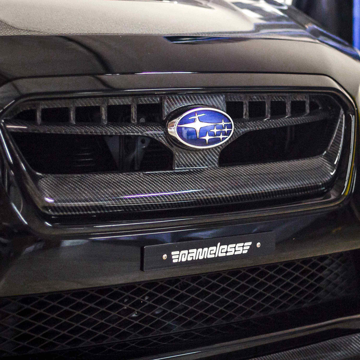 Seibon OEM-Style Carbon Fiber Front Grille for 2015-2017 Subaru WRX / STi