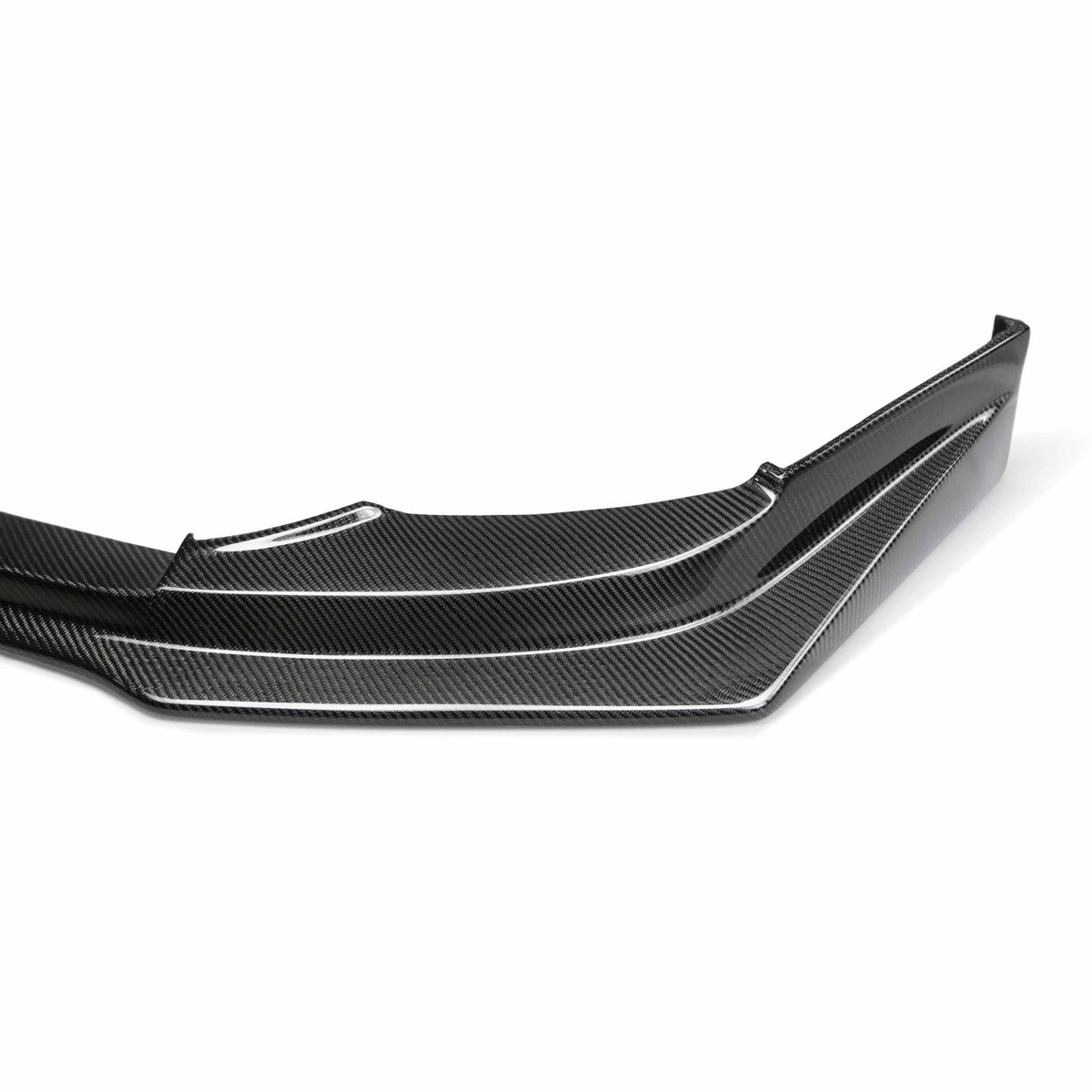Seibon VR-Style Carbon Fiber Front Lip for 2008-2015 Mitsubishi Lancer EVO X