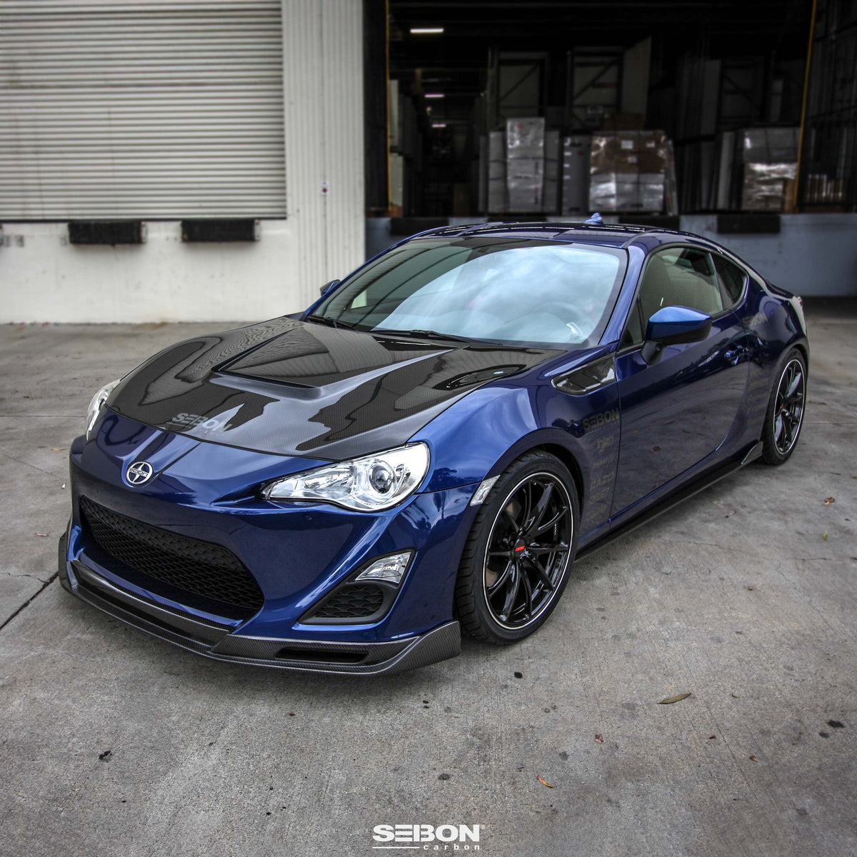 Seibon KC-Style Carbon Fiber Front Lip for 2013-2016 Scion FR-S