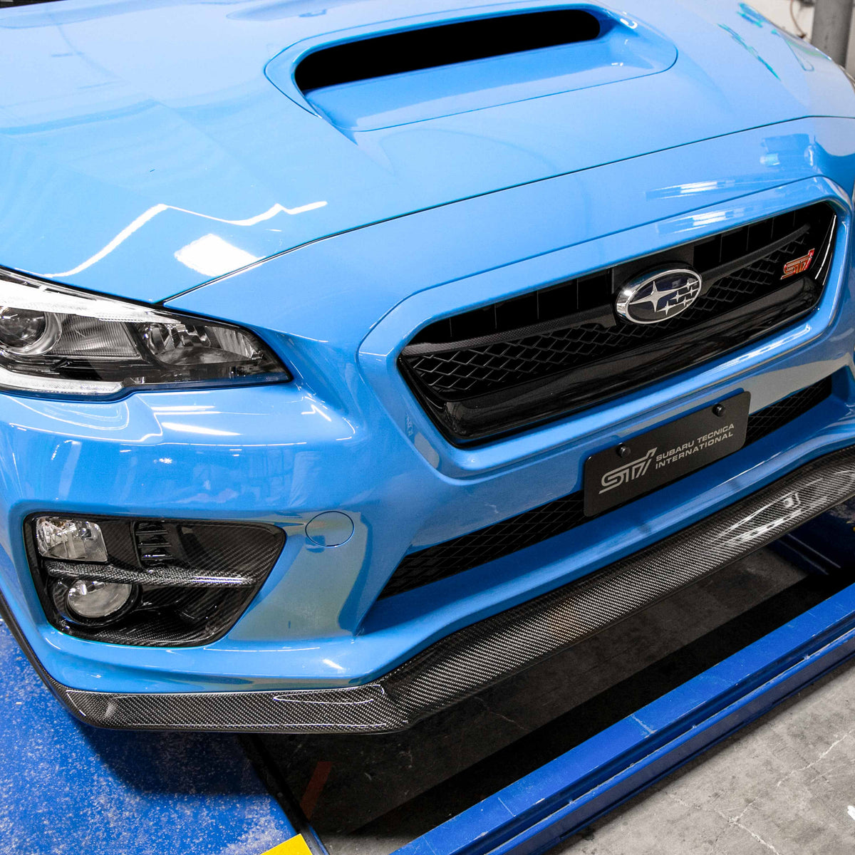 Seibon MB1-Style Carbon Fiber Front Lip for 2015-2017 Subaru WRX / STi
