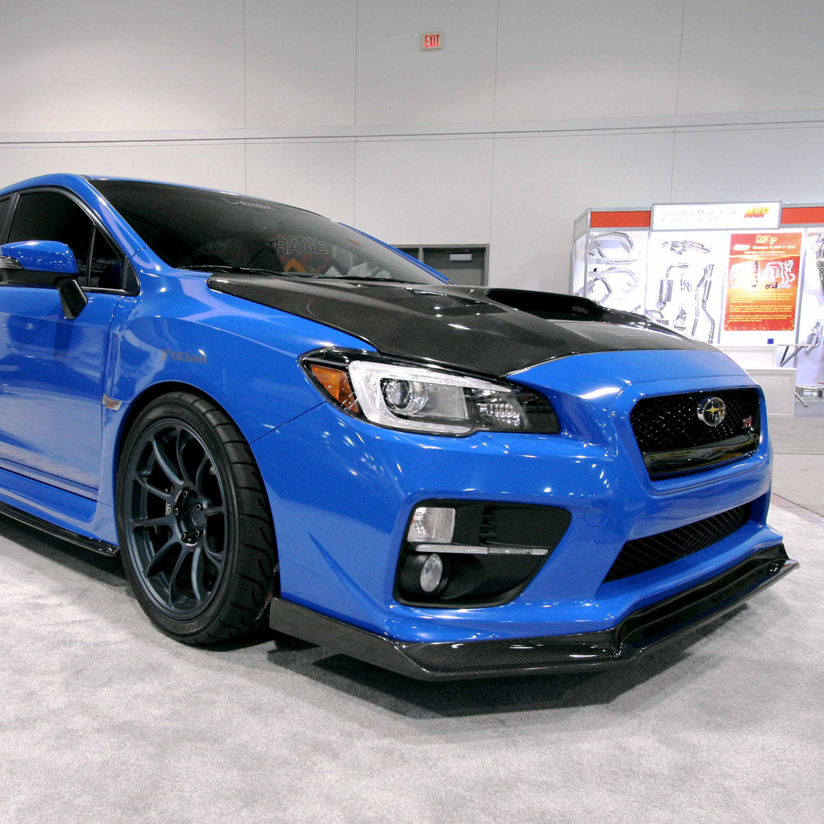 Seibon MB3-Style Carbon Fiber Front Lip for 2015-2017 Subaru WRX / STi
