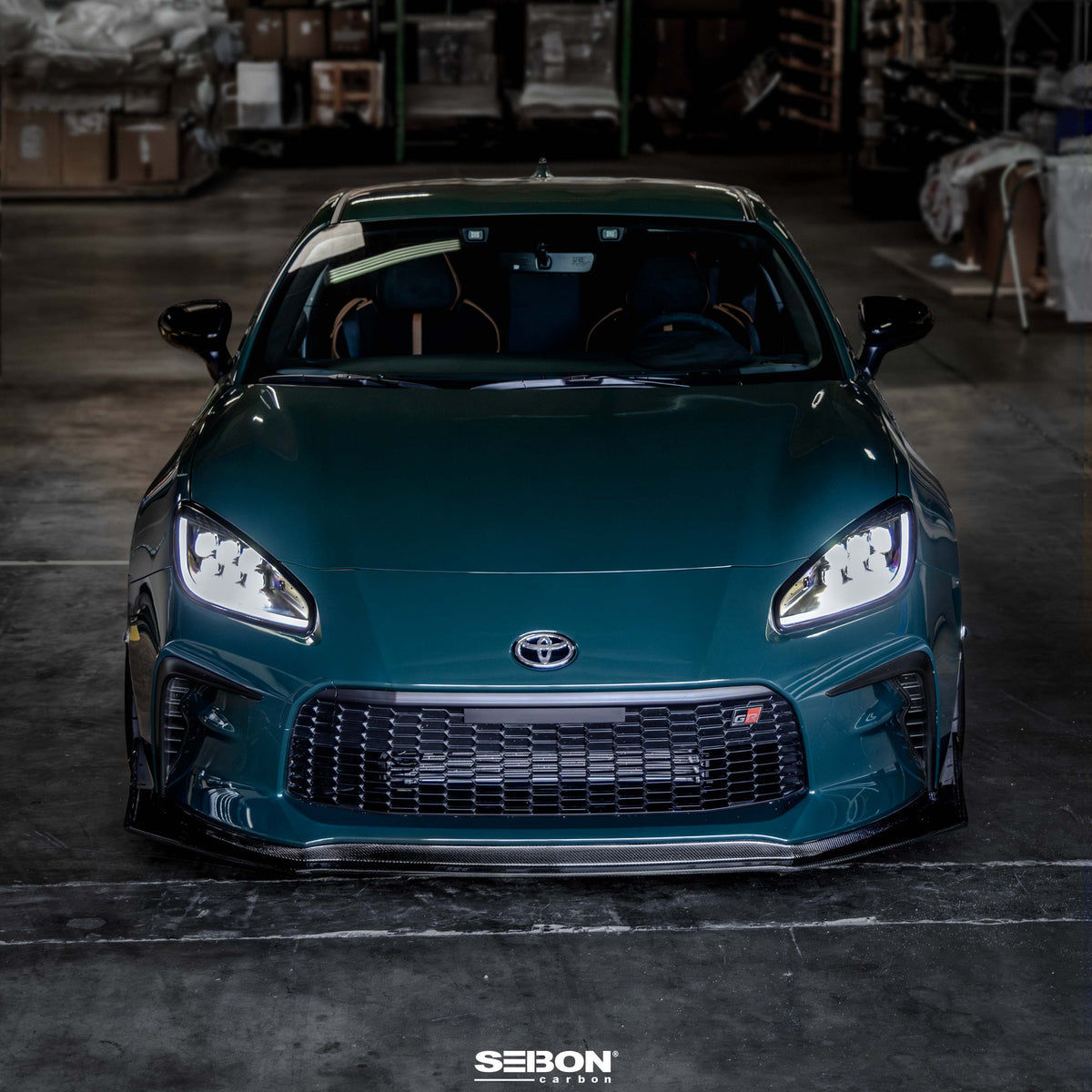 Seibon MB-Style Carbon Fiber Front Lip for 2022-2026 Toyota GR86