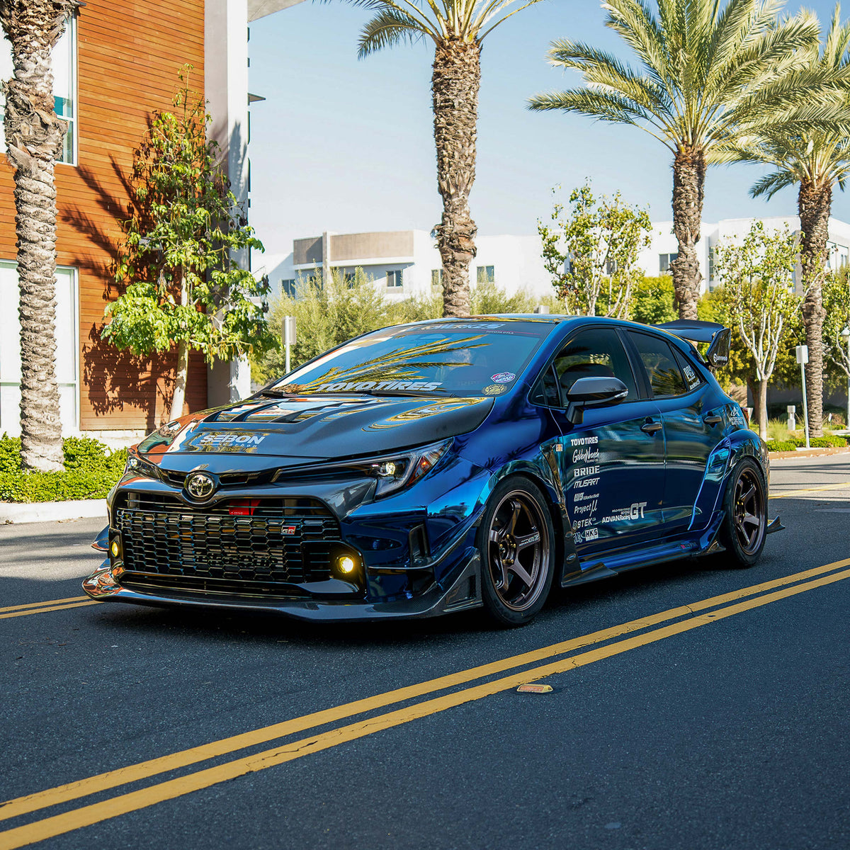 Seibon MBII-Style Carbon Fiber Front Lip For 2023-2024 Toyota GR Corolla