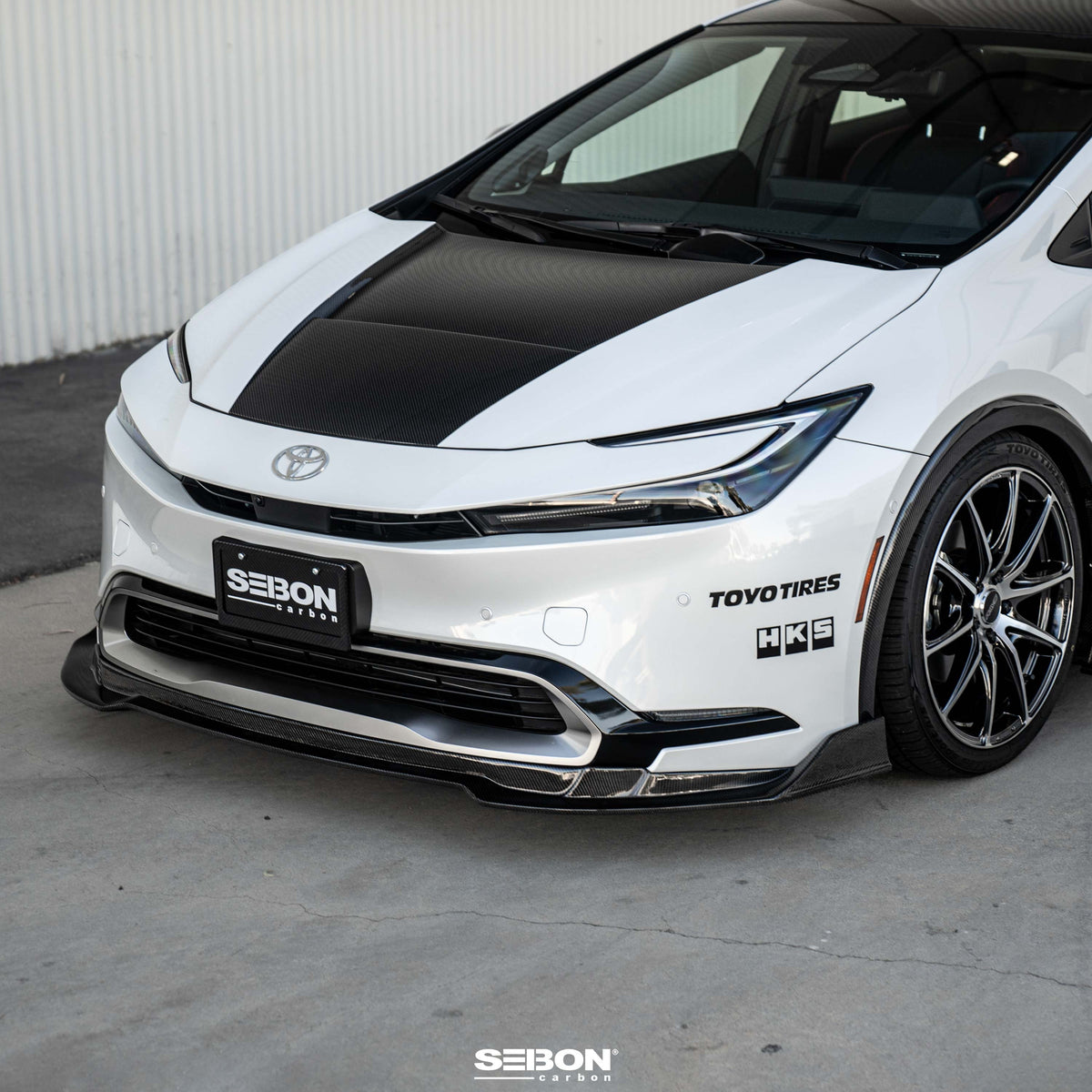 Seibon MB-Style Carbon Fiber Front Lip for 2023-2026 Toyota Prius