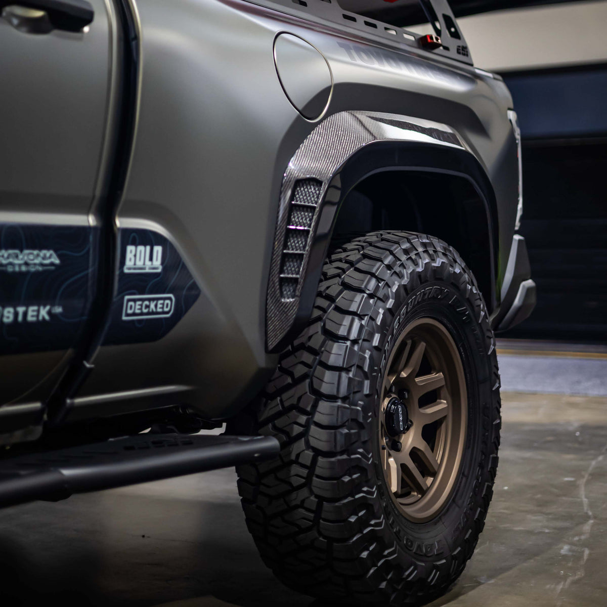 Seibon Carbon Fiber Rear fender flares for 2024-2026 Toyota Tacoma