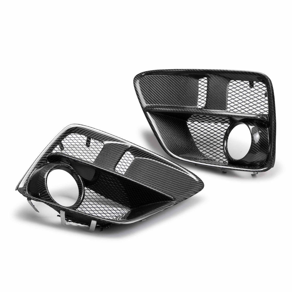 Seibon Carbon Fiber fog light surround for 2015-2017 Subaru WRX / STi