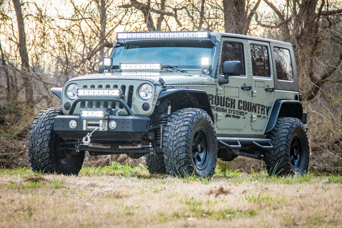 Rough Country 4 Inch Lift Kit | 4-Door | X-Series | Jeep Wrangler JK 2WD/4WD (2007-2018)