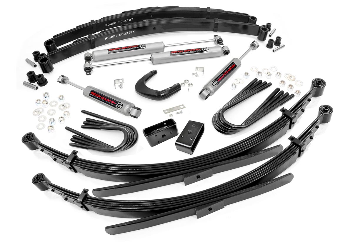 Rough Country 6 Inch Lift Kit | 56 Inch RR Sprgs | Chevy/GMC Half-Ton Suburban/K5 Blazer (88-91)